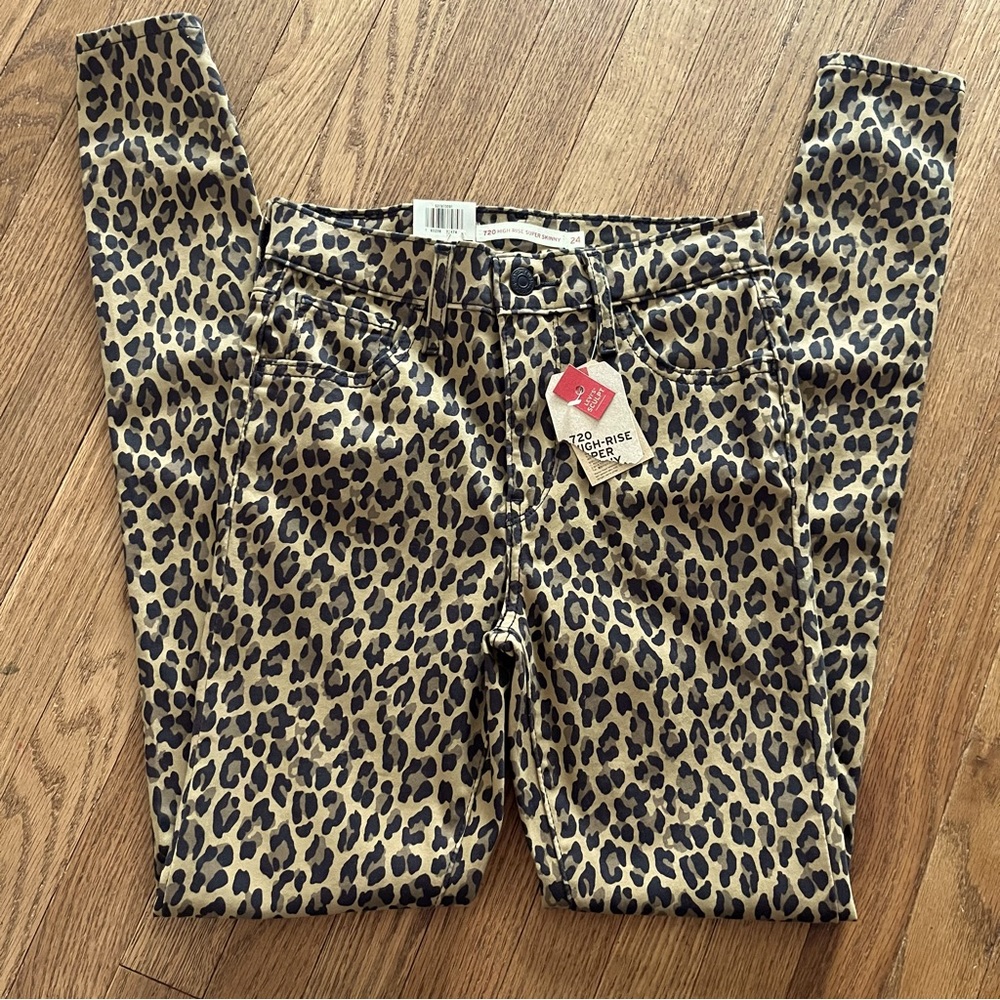 Levi’s 720 High-Rise Supper Skinny Pants 00Med W24 L30 - Picture 3 of 6
